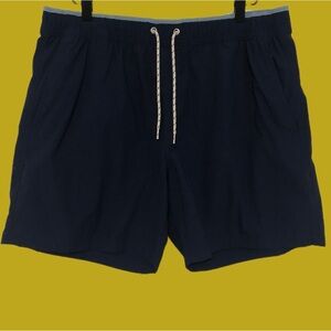 J.Crew Dark Navy Blue Original Swimwear Shorts Size Large